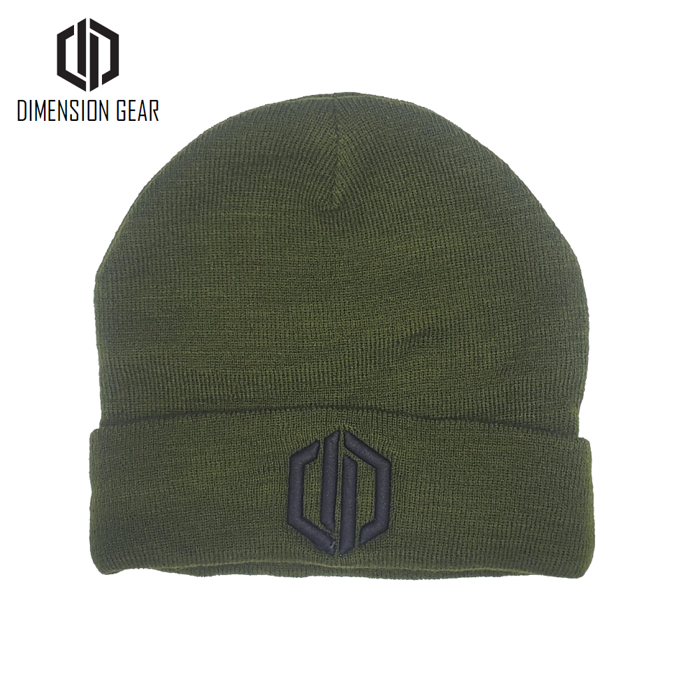 Dimension Gear "Cube" Beanie - Olive/Black