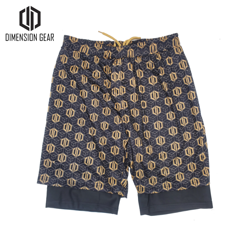 Dimension Gear Live-Dri Compression Short - Gold