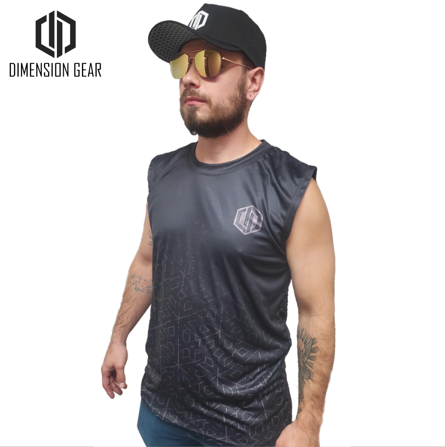 Dimension Gear Live-Dri Tank Top - Menace Six Stone