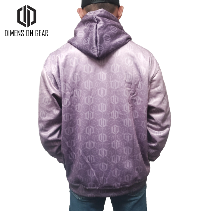 Dimension Gear Live-Dri/Fleece Hoddie - Dove Purple
