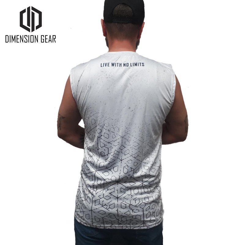 Dimension Gear Live-Dri Tank Top - Ghost Six Stone