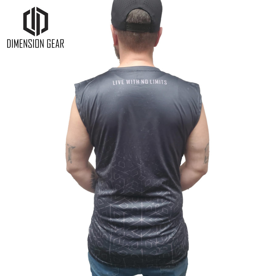 Dimension Gear Live-Dri Tank Top - Menace Six Stone