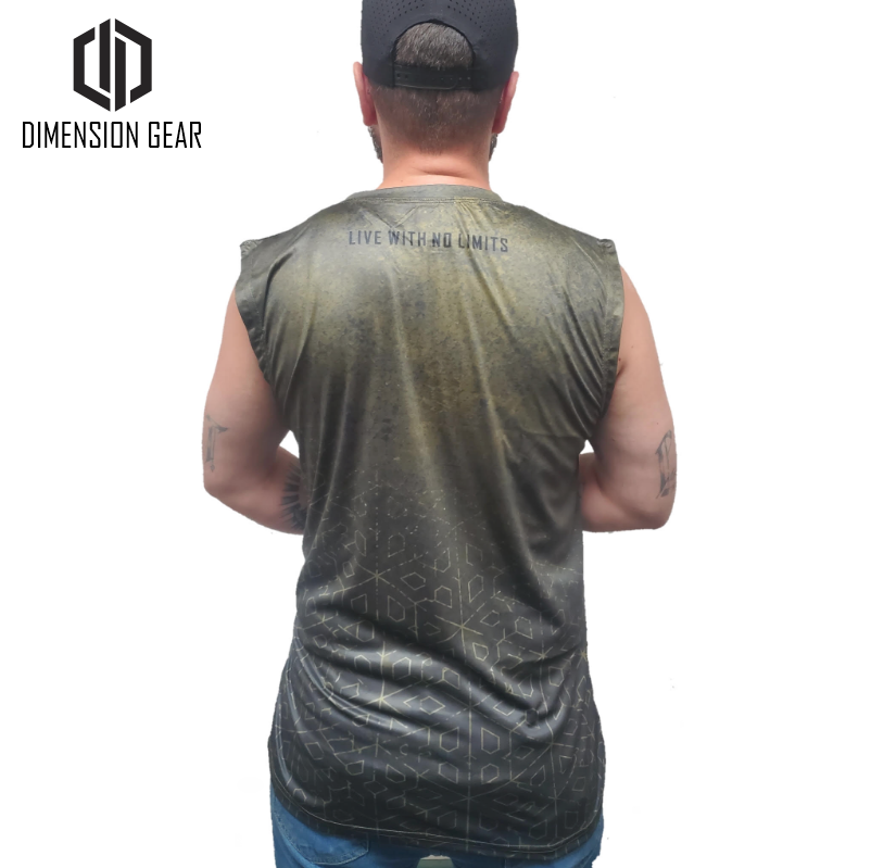 Dimension Gear Live-Dri Tank Top - Moss Six Stone
